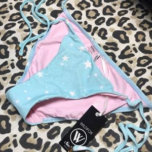 Baby Blue Star Side-tie Bikini Bottom XS & M